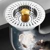 Anti Clog Pop Up Sink Stopper Stainless Steel Sink Strainer Plug Sink Strainer  Kitchen