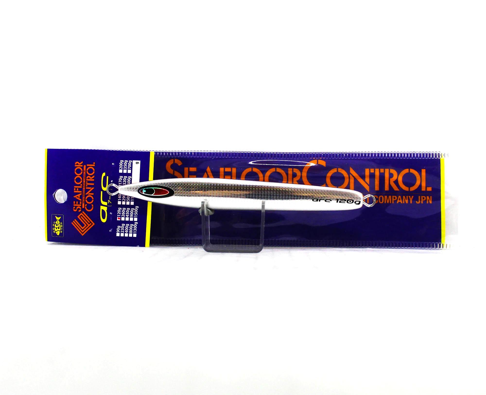 Seafloor Control Metal Jig Arc 120 grams Zebra Orange GR (7492)