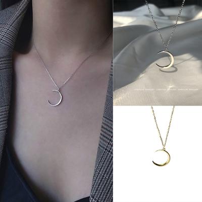 Moon Necklace Female Clavicle Chain Temperament Daily Can Be Worn Holiday Gifts