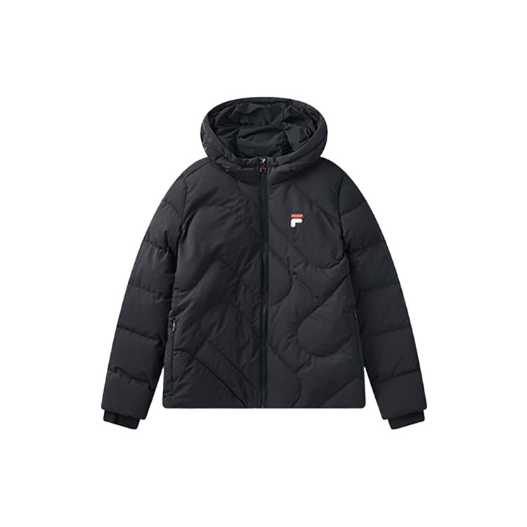 FILA Fleece Long Sleeve Down Jacket Women outerwear Legendary-Blue F61W148919FNV