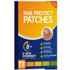 Fungal Nail Patches Hands And Feet Soft Nail Inlaid Nail Thickening Bright Nail Furrow Gray Nail Care Patch 72pcs