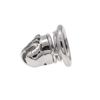 Stainless Steel Chastity Lock Chastity Cleaner Penis Bird Cage Lock Men's Outdoor Wear Adult Supplies Binding Alternative