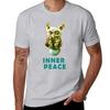 Nuova Maglietta con Stampa Grafica Master Shifu kunfu panda Pace Interiore T-shirt a maniche corte per uomo confezione