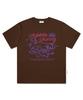 ESCAPEFROM Bubble Bunny Print Oversized Short Sleeve T-Shirt Brown