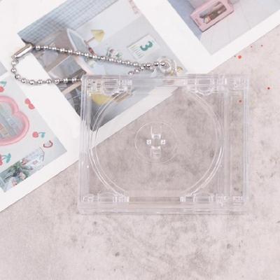 Disc Album Pendant Keychain Blank Disc Box Keychain Suitable For Keychain Backpack Pendant Chain Disc Acrylic Keychain