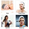 Sport Yoga Stirnband Wickel Kopf Frottee Stirnband Make Up Stretch Handtuch mit Klettverschluss Make-up Zubehör