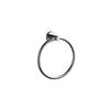 60 Series Model 304 Stainless Steel Wall-Mounted Towel Rack with Mirror Finish & Towel Ring