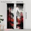 Vikama Japanese Aesthetic Style Forest Mountain Tapestry Landscape Decoration Item Suitable Living Room Bedroom Curtain Polyester Ideal For Sitting