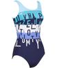 slims your body covers body parts fits up to Q large fitness SX size 9 [Wacoal Swimwear] Full-shape swimsuit, line, (tummy, back, hips), one-piece,