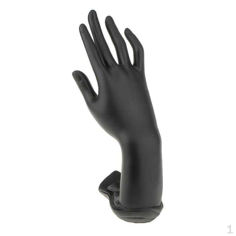 

Black Resin Hand Jewelry Display Holder Stand Organizer Showcase