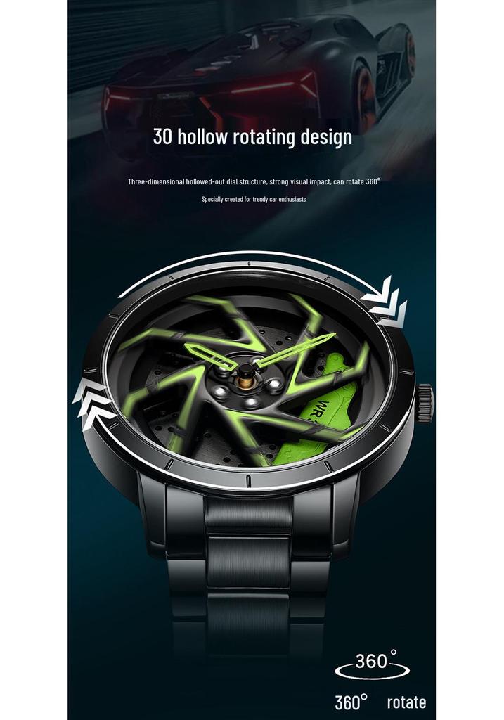 Sanda Meilleure Vente 1088 Montre pour Adolescent: Personnalisé, Cadran Rotatif 3D, Tendance, Quartz Étanche.