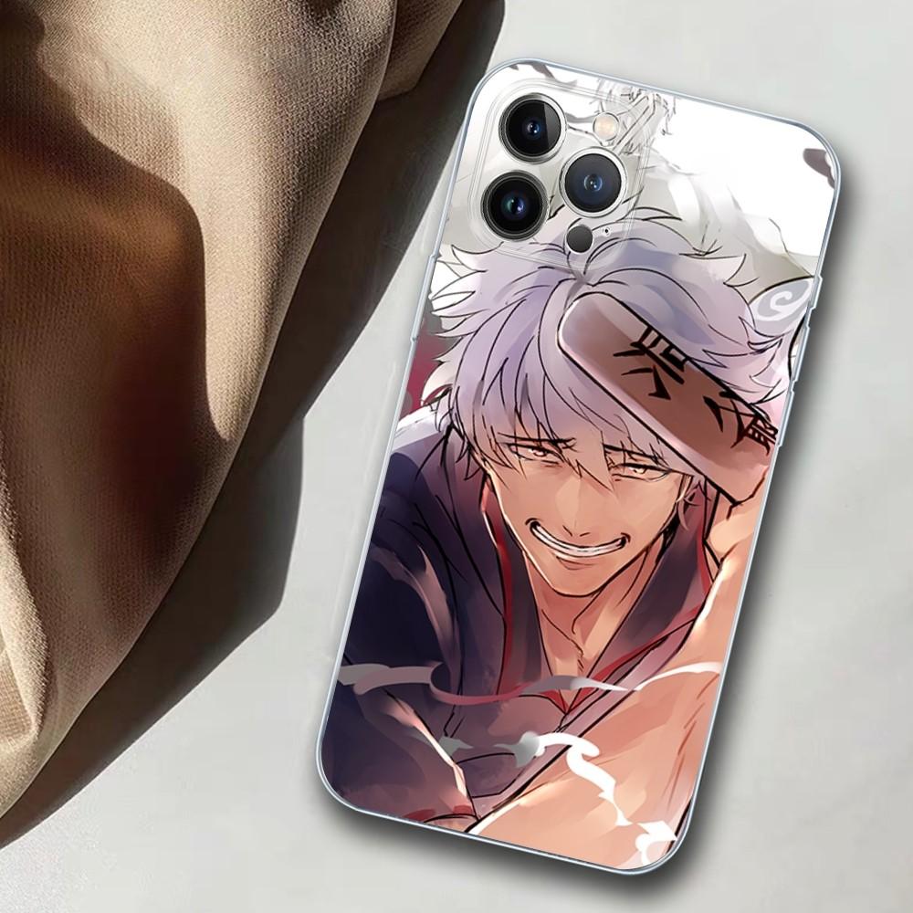 GINTAMA Phone Case For iPhone 14 11 12 13 Mini Pro XS Max Cover 6 7 8 Plus X XR SE 2020 Funda Shell