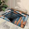 3D Stone Pit Illusion Floor Mat - Creative and Surface For Kitchen Home Bathroom Porch Balcony Bathroom Accessories Decorative