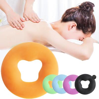 Miękka silikonowa poduszka Spa Beauty Pad wielokrotnego użytku antypoślizgowa poduszka do masażu bez folii Salon Face Massage Relax Beauty Cushion Pad