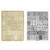Piastra per Stamping per Unghie Modelli per Nail Art Piastre per Nail Art Floreali in Pizzo per Decorazioni Fai da Te per Unghie Piastre per Stamping per Unghie