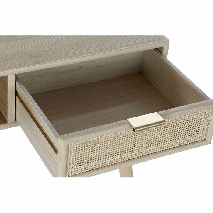 Bureau - S3022184 - Bois De Paulownia - 120x42.5x78 Cm - Aspect Bois Naturel - Montage Facile