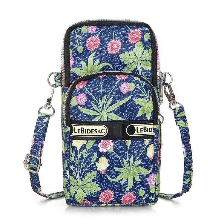 Elegant Retro Nylon Phone Pouch For Women With Eye-catching Designs And Colors