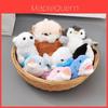 Ocean Baby Series Plush Penguin Keychain With Short Plush Fur For Backpack Decoration