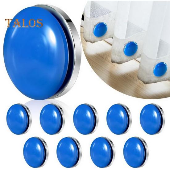 10Pcs Magnetic Curtain Weights Waterproof Compact Size Strong Magnetic Tablecloth Shower Curtain Drapery Weights