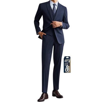 [VICALLED] Men's Suit, Two-Button Set, 2-Piece Set, Suitable for Job Interviews, Business, Formal Occasions, Funerals, and Weddings.