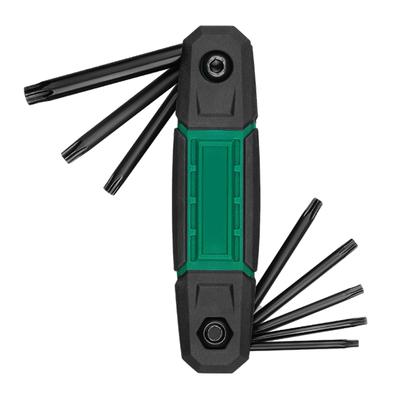 Hex Key Set 9Pcs Folding Wrenches Set Key Tool Portable Hex for Basic Home Repair and General Applications Accessories