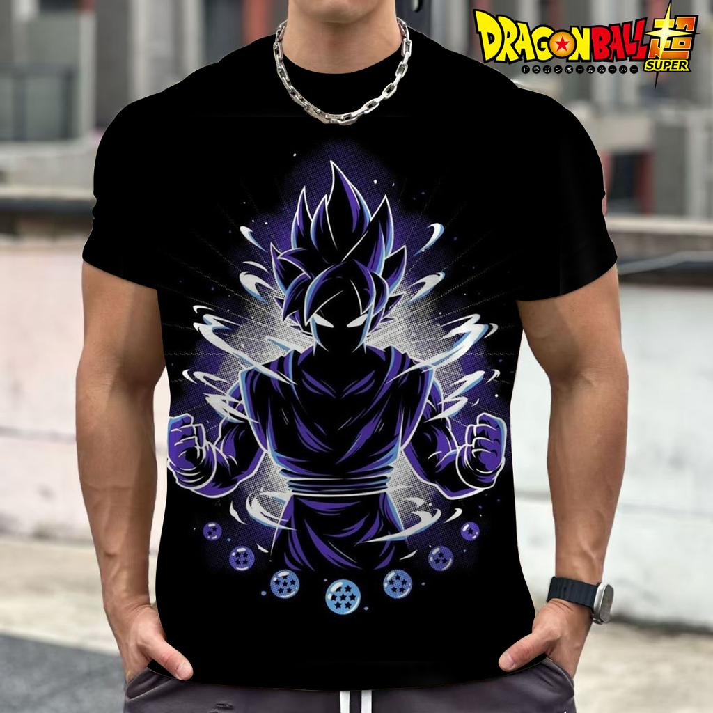Summer Dragon Ball Cartoon Cartoon 3d Printed T-Shirt Top Broli Begita Wu Empty Short Sleeves For Men And Children Short Sleeves