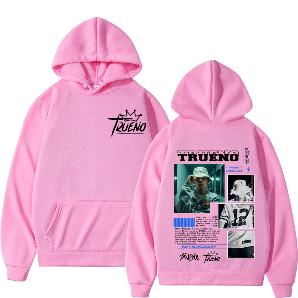 Rapper Trueno Album Cover Hoodie Men Women Harajuku Hip Hop Punk Rock Hoodie Long Sleeves High Quality Fashion Casual Sweatshirt