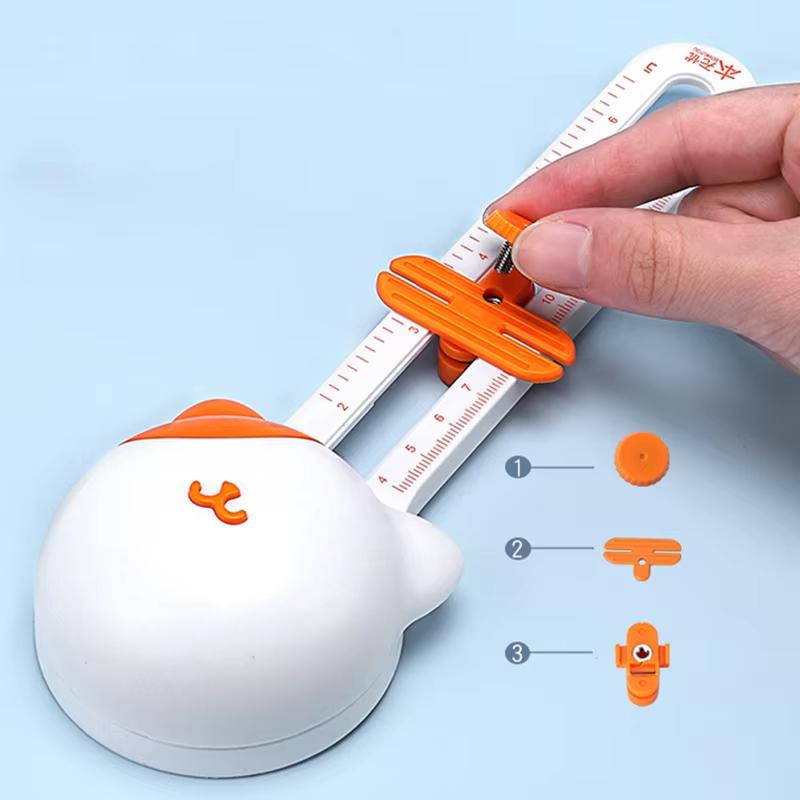 360-Degree Precision Circle Cutter - Stainless Steel Paper Trimmer For Diy Crafts, Students, 3.93" To 12.6" Diameter
