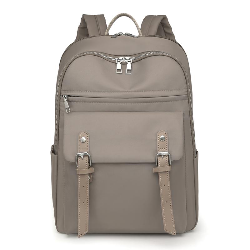 

Нейлоновый рюкзак женский однотонный рюкзак легкий студенческий дорожная сумка хаки