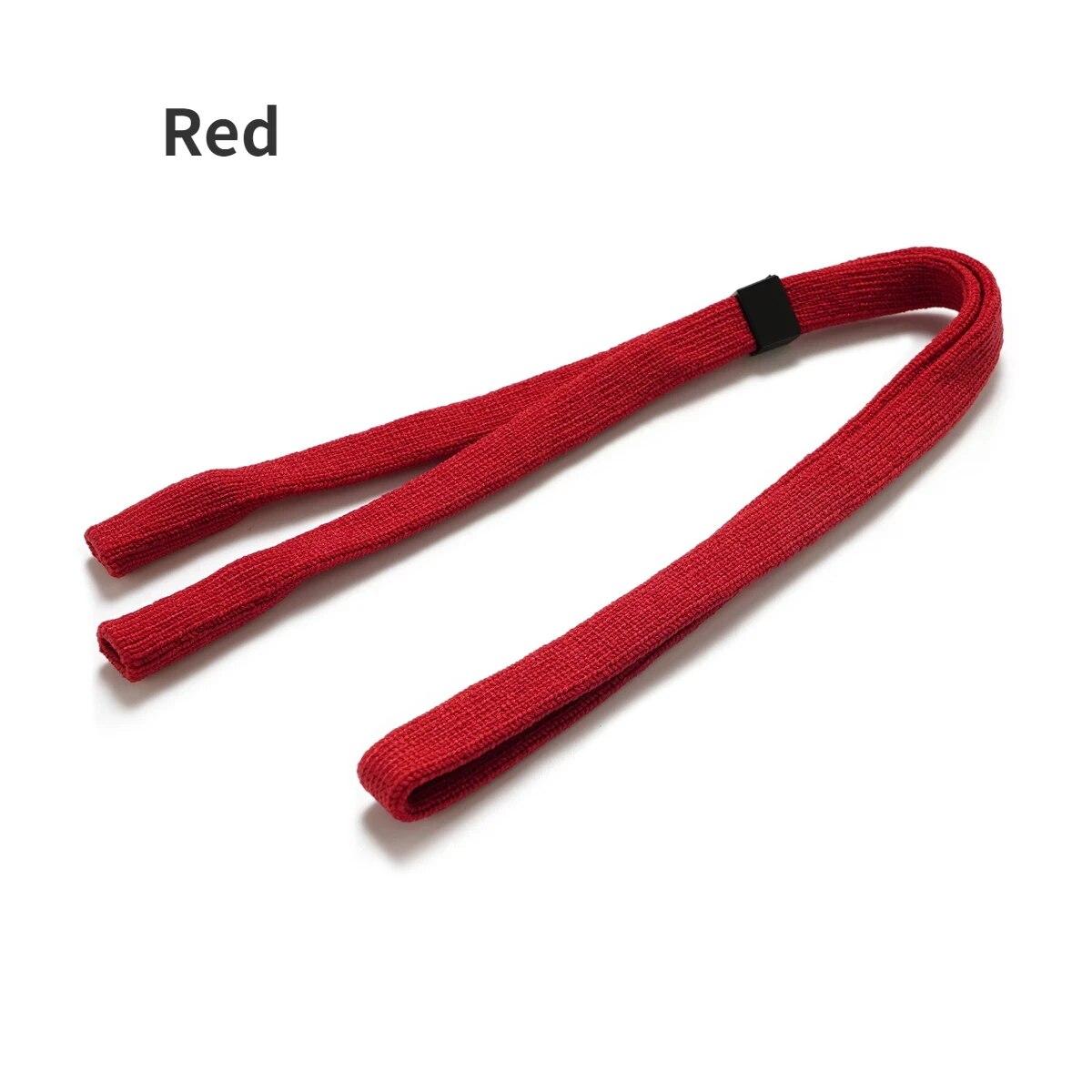 

Anti-Slip Eyeglasses Cord ,10 Colors Glasses Lanyard, Unisex Outdoors Sports Sunglasses Strap Men Women червоний