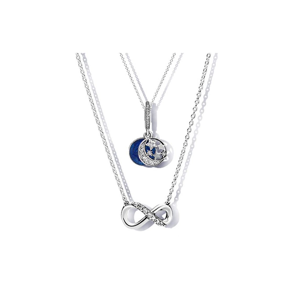 Pandora Eternal Love Necklace Set Women necklaces Silver TZ0072