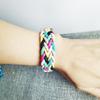 Colorful Hand-Woven Rope Bracelet - B300ins Casual Design