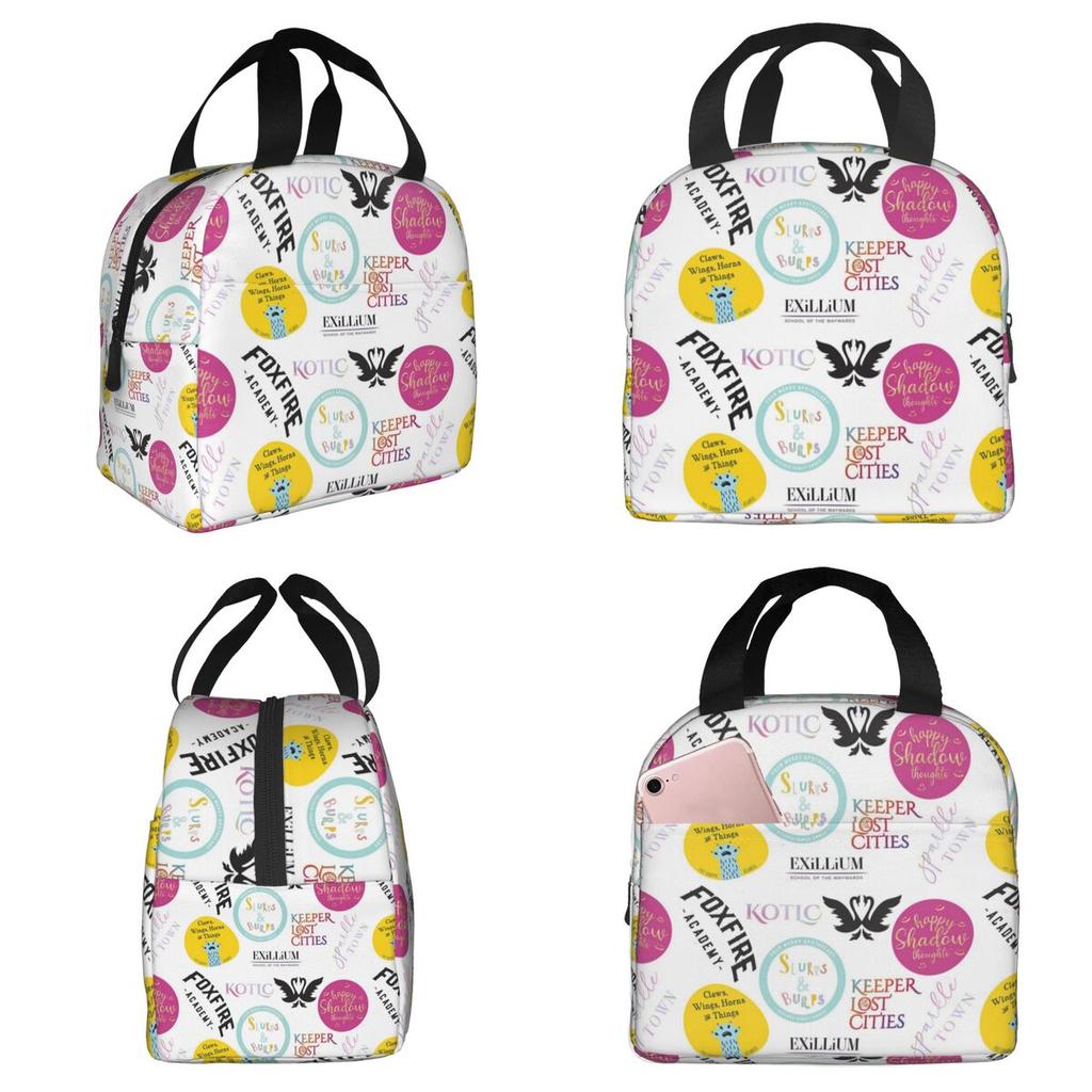 Keeper Of The Lost Cities Insulated Lunch Bag for Kids School Cooler Thermal Food Box Tote Portable Lunch Boxes Container
