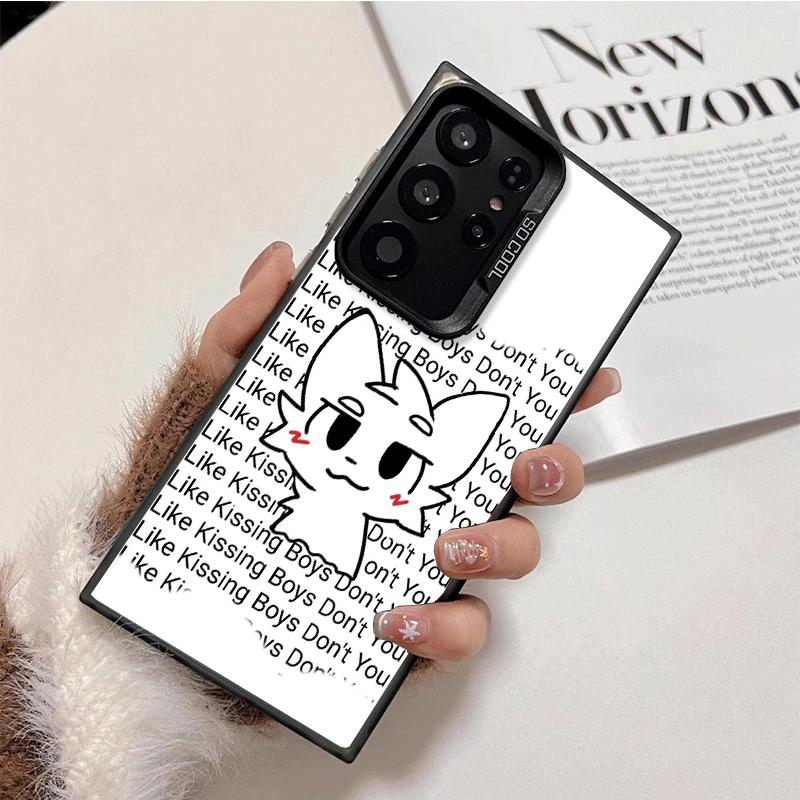 Cute B-Boykisser Catoon Shockproof Phone Case for Samsung Galaxy S26 Edge S25 Ultra S24 FE S23 Plus S21 Cover Anti Fall Fundas