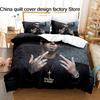 Duvet Cover Pillowcase Rapper Real Hasta La Muerte Bed Linen for Bedroom Decor All Sizes Available 3D Anuel AA Bedding Set 3Pcs