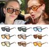 Fashion Popular 70S Square Sunglasses Uv Protection Comfortable Wear Double Bridge Sun Glasses Retro Eyewear For Women & Men