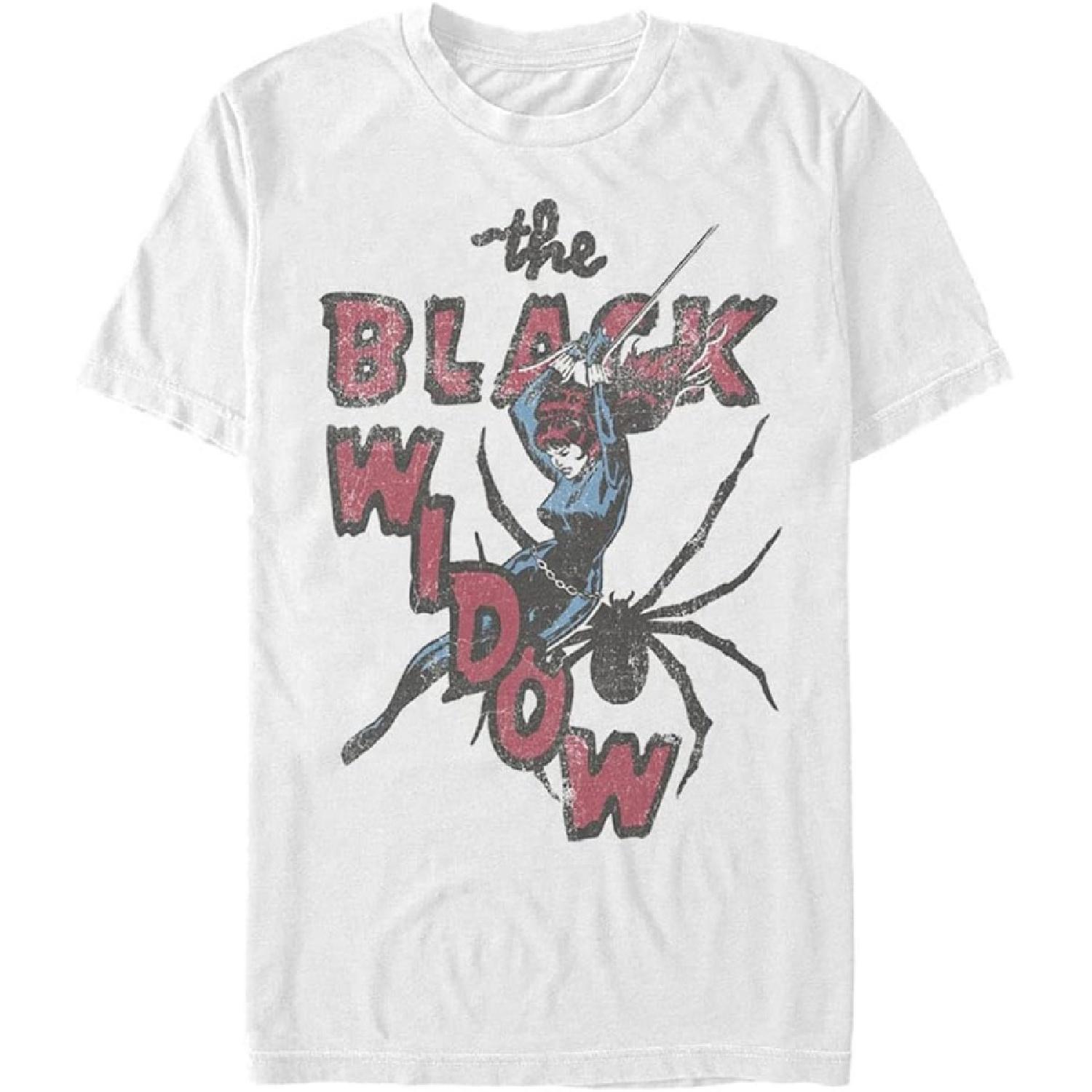 

Marvel Men s Universe Thrifted Black Widow T-Shirt XXXXXL білий
