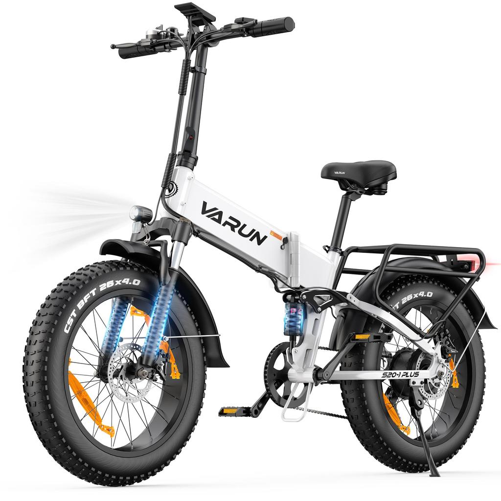 VARUN S20-2 Folding Electric Bike Full Suspension 20Inch with 48V 13Ah Battery