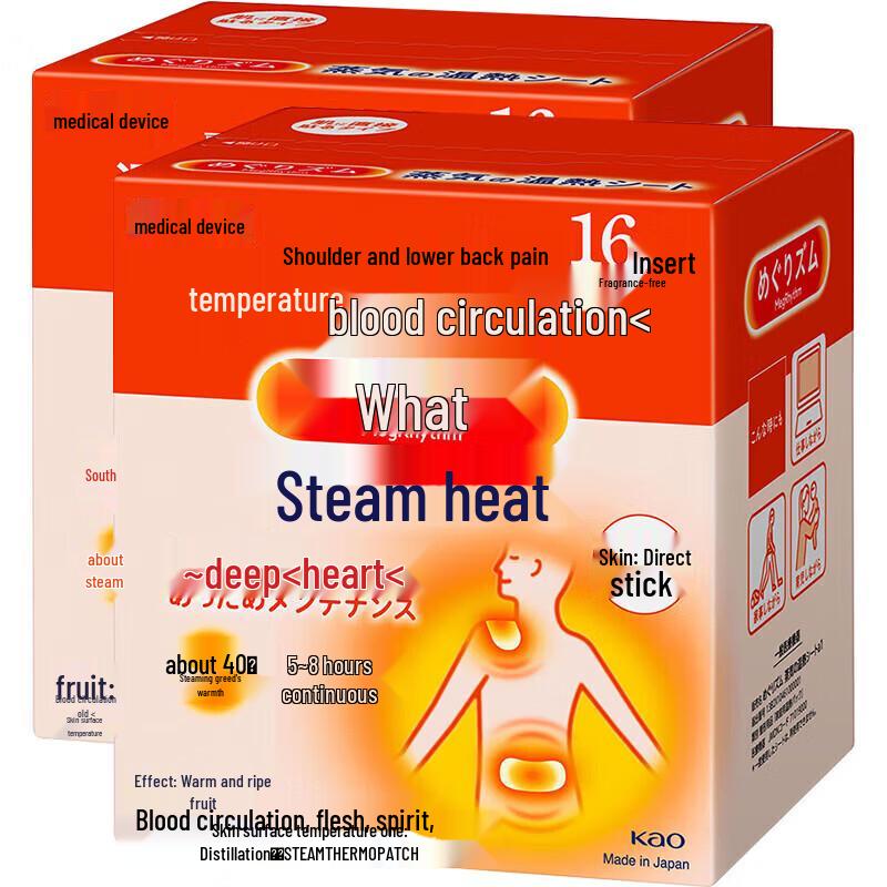 Kao Steam Heat Patch for Waist & Shoulder