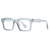Oversized Square Glasses Anti Blue Light Glasses Large Frame Myopia Glasses Flat Light Glasses Transparent Eyeglasses