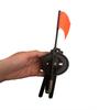 Winter Angling Sensitive Flag Set Portable Ice Fishing Platform With Foldable Reel & Bite Alarm Triangular Bracket Fishing Gear