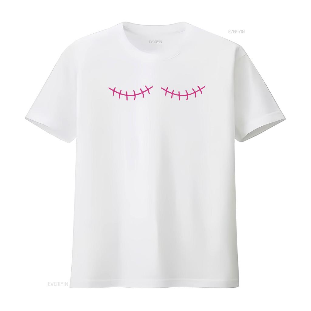 Mastectomy Scar Design T Shirt Breast Surgery Cancer Awareness Boobie Double S Post Survivor vintage Washed