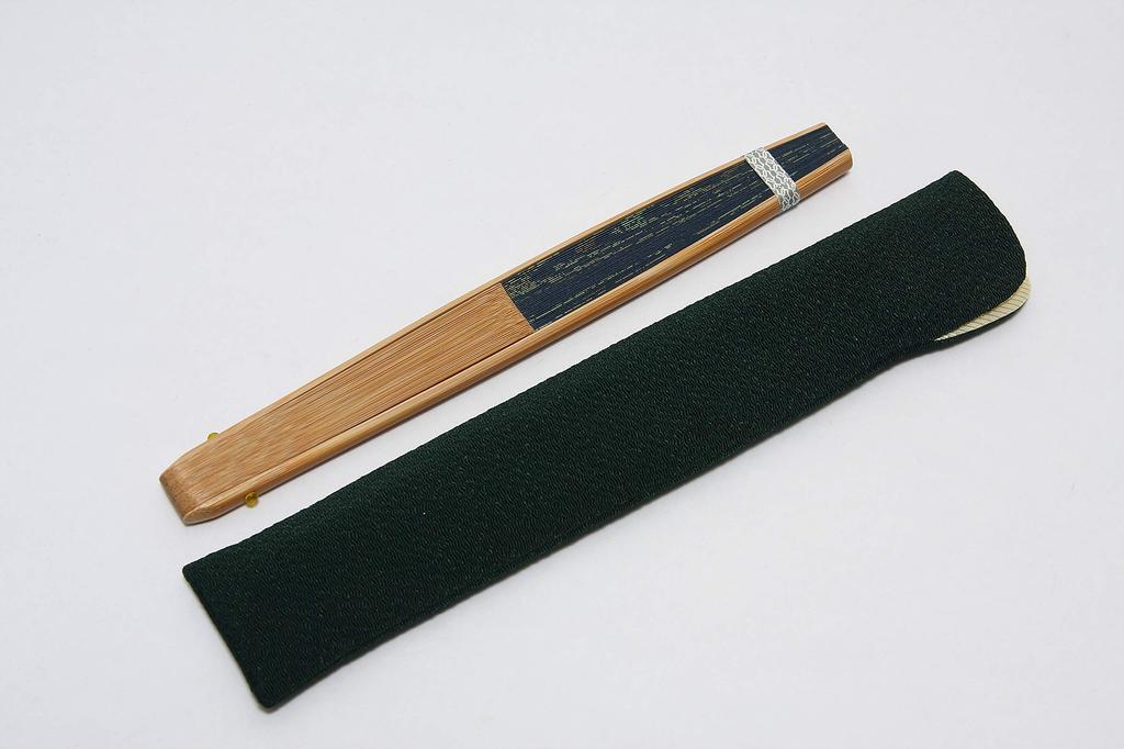 fan with fan in a presentation made in [Hasegawa] Men's Kyoto-style case, box, Japan, bamboo.