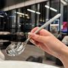 Hammer Pattern Dinner Spoon Korean Dessert Spoon Thickened Stainless Steel Soup Spoon  Dining Table