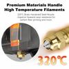 1pcs Brass Ceramic Hotend Nozzle Bimetallic Upgrade Parts Hotend Kit for Elegoo Centauri Carbon