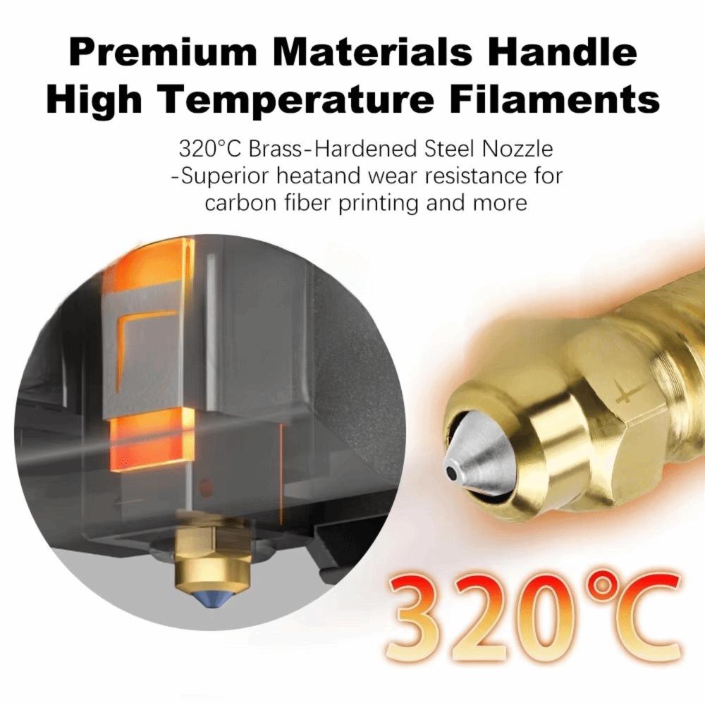 1pcs Brass Ceramic Hotend Nozzle Bimetallic Upgrade Parts Hotend Kit for Elegoo Centauri Carbon