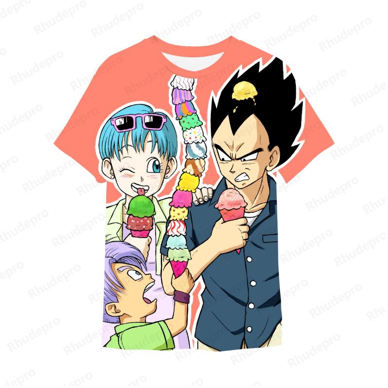 Goku Y2k Z T Shirt For Men Short Sleeve Cosplay T-shirt New Fashion High Quality Streetwear Anime 2024 Vegeta Trend