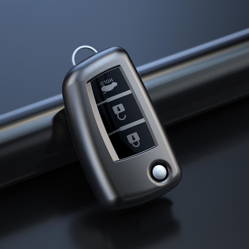 Soft TPU Car Key Case Cover for Nissan Qashqai J11 Pulsar C13 Juke F15 X-Trail T32 Micra L662 Keychain
