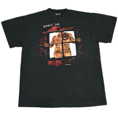 Vintage 1993 Pearl Jam Window Pain Size XL Band Tour Single Stitch Shirt REPRINT