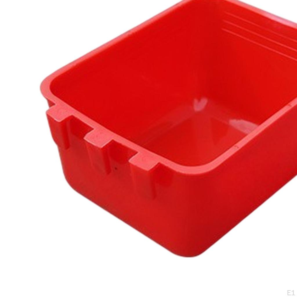 10 Pcs Bird Cage Feeder Tray Bath Tub